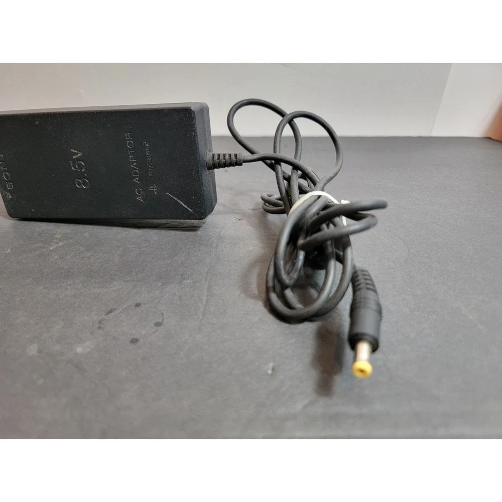 Sony Playstation 2 Slim Power Supply Cable OEM SCPH-70100 Black Tested Works